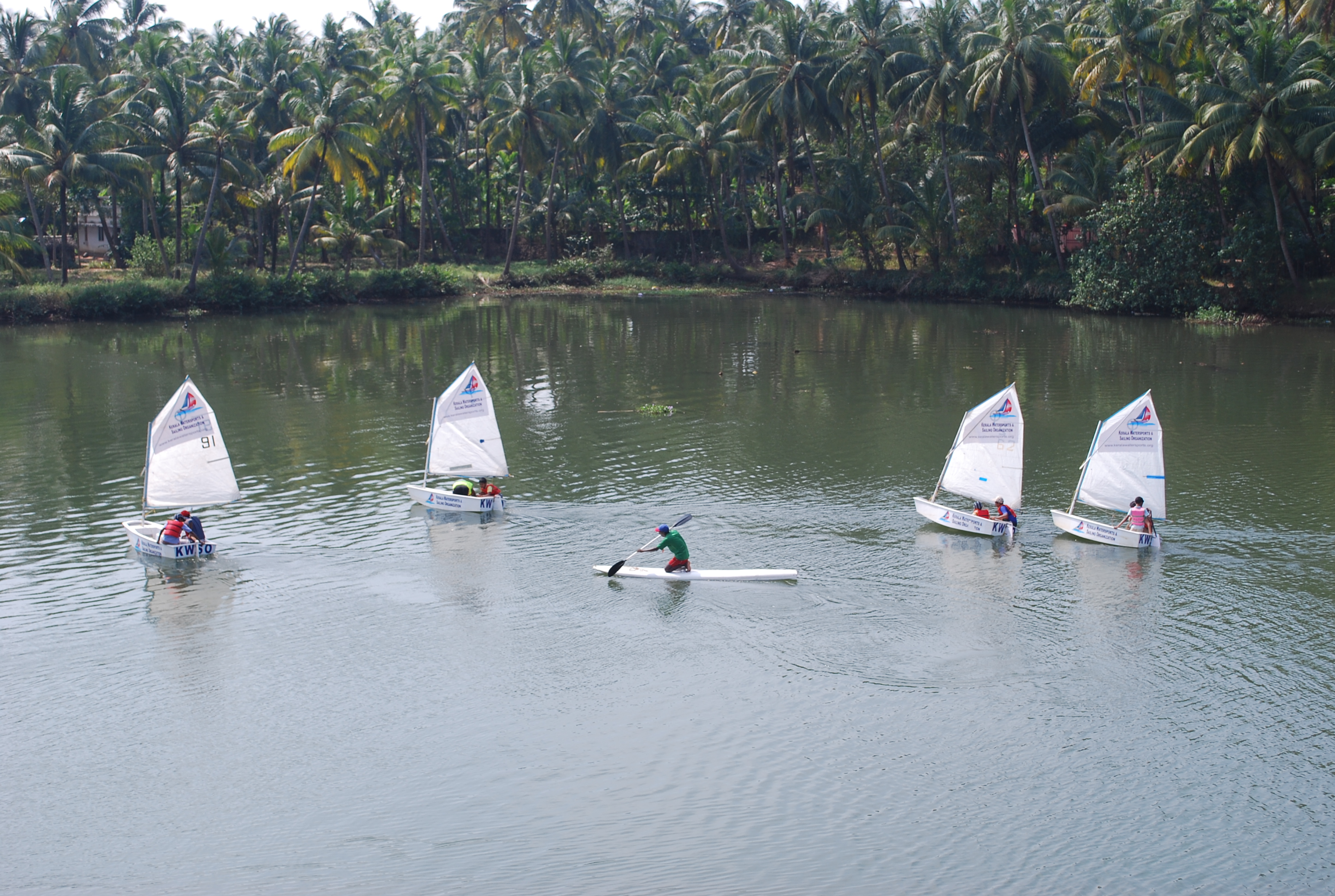 YACHTING TRAINING SESSION IN THRISSUR IN 2009.